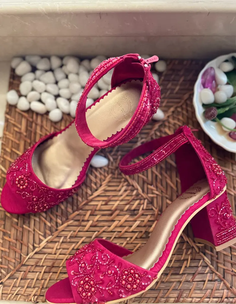 Red Embroidered Heels_Top.webp
