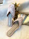 Peach Pearl Mules