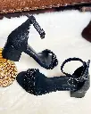 Pearl Strap Heels