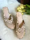 Satin Embroidered High Wedges