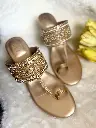 Gold Zardosi Kolhapuris
